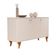 Buffet Aruma Com 3 Portas E Cantos Arredondados Off White