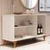 Buffet Aruma Com 3 Portas E Cantos Arredondados Off White