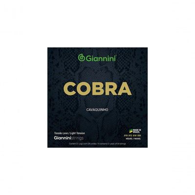 Encordoamento Para Cavaquinho Aço Tensão Leve Série Cobra Gescl