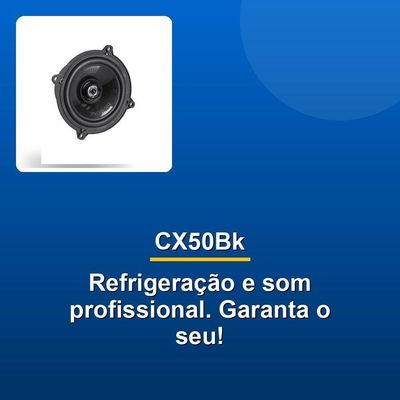 Alto Falante Bravox Coaxial Cx50bk 5" 60w Rms 4r