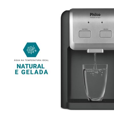 Purificador de Água Philco Dupla Filtragem 70W PPU11C Bivolt
