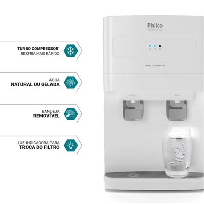 Purificador de Água Philco Sistema ECO PPU50A 220V