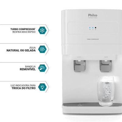 Purificador de Água Philco Sistema ECO PPU50A 220V