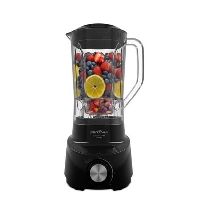 Liquidificador Britânia 2,6L 4 Velocidades Preto Diamante 1100 127V