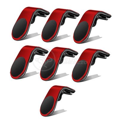 Kit 7 Suporte Magnético Veicular Painel De Carro Tipo L