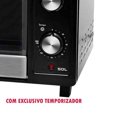 Forno Eletrico Bancada Britania 50 Litros Dourador 2000wts 127v Bfe50p