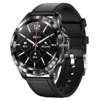 Relógio inteligente para homens IP68 impermeável Termômetro Bluetooth Marrom