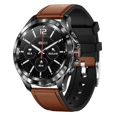 Relógio inteligente para homens IP68 impermeável Termômetro Bluetooth Marrom