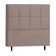 Cabeceira Solteiro Cama Box 90cm para Quarto Roma Suede I02 - D'Rossi Cinza