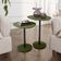 Conjunto Mesa Lateral em MDF com Pé de Aço - Conjunto com 2 Mesas Preto