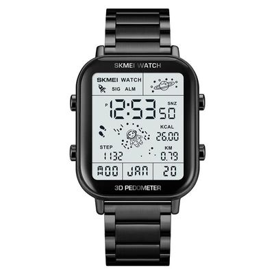 Relógio Digital Masculino SKMEI 1888 com Display de luz Traseira Preto