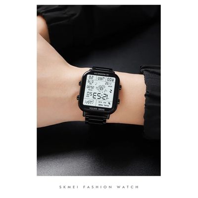 Relógio Digital Masculino SKMEI 1888 com Display de luz Traseira Preto