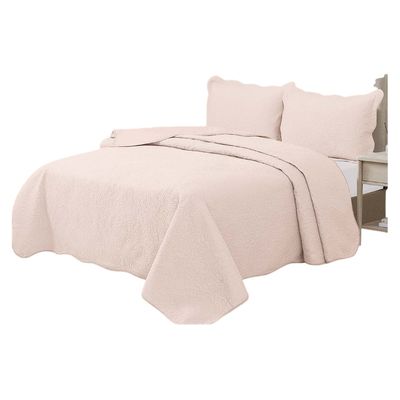 Colcha Casal 3 Peças Prosa Camesa Rose