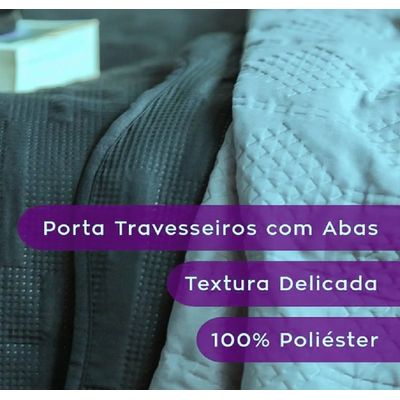 Colcha Casal 3 Peças Opala Camesa Verde