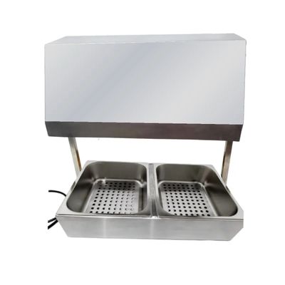 Conservador de Alimentos e Frituras 2 Cubas 500W 10Kg 110V