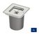 LIXEIRA TRAMONTINA DE EMBUTIR 5L CLEAN SQUARE EM AÇO INOX 94518/205