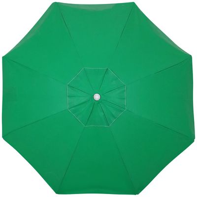Guarda-Sol Guarapari em Bagum e Haste de Madeira 2,20m Verde Bandeira Bel Único