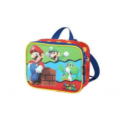 Lancheira Mario Bros Vermelho - único Vermelho