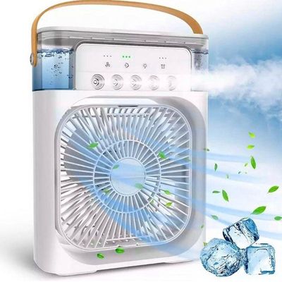 Mini Ventilador Climatizador De Ar Com Reservatorio Água Branco