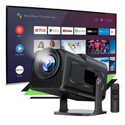 Projetor Hy320 Premium Smart TV Android WiFi6 390
