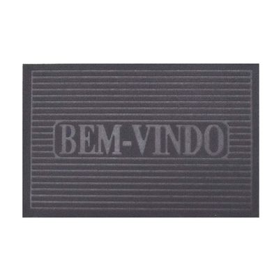 Capacho Bem Vindo 38x58cm Camesa Vermelho
