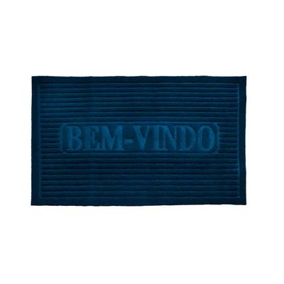 Capacho Bem Vindo 38x58cm Camesa Vermelho