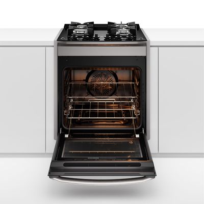 Fogão de Embutir 4 bocas Electrolux Cinza Experience Mesa de Vidro, Grill e PerfectCook360 (FE4EG) 220V