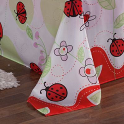Jogo Cama Lençol Solteiro Alegria 2 Pçs Joaninha - Vermelho