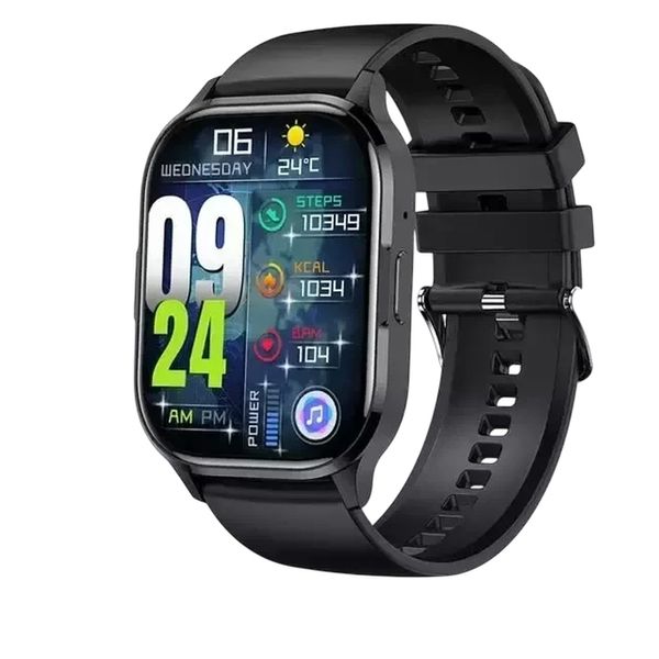 Relógio Inteligente HK21 Smartwatch AMOLED 201 NFC Chamada BT Cinza