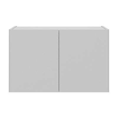 Kit 2 Mesas De Cabeceira Suspensas 2 Portas Multimóveis Mp4137 Branco Branco