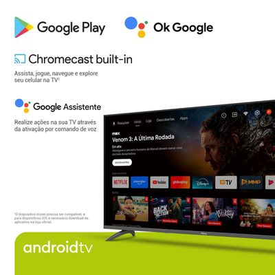 Smart TV 50" Philco 4K LED Dolby Audio P50EAA Bivolt