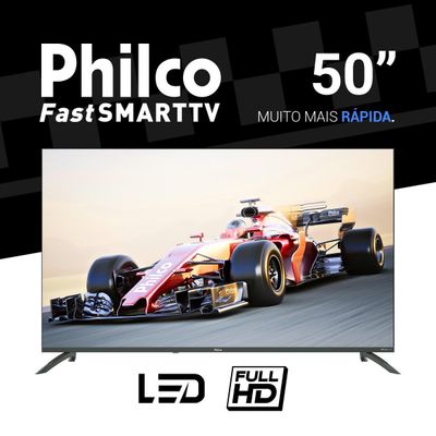 Smart TV 50" Philco 4K LED Dolby Audio P50EAA Bivolt