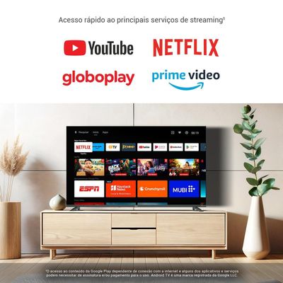Smart TV 50" Philco 4K LED Dolby Audio P50EAA Bivolt