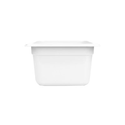 Cuba Gastronorm 1/6 100mm Branca em Polipropileno