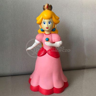 Boneco Princesa Peach Toadstool Super Size 23Cm - Mario
