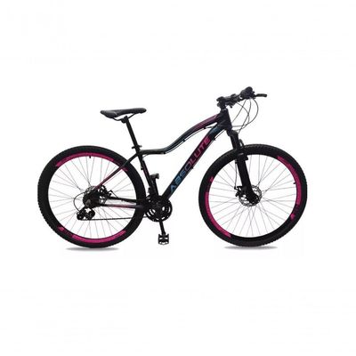 Bicicleta Aro 29 Absolute Hera Feminina Alumínio 21v Freio A Disco Garfo Suspensão Mtb preto Tam: 17