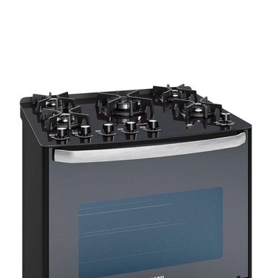 Fogão Master Grill 5 Queimadores Preto Suggar 220V