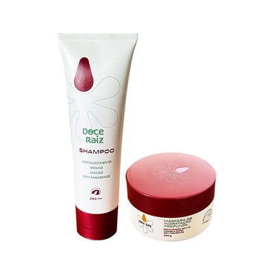 Kit Mascara Mais Shampoo Doce Raiz De Extrato De Batata Doce
