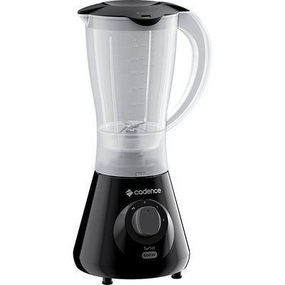 Liquidificador Cadence Twist, 1,5 Litros, 600W, LIQ100 Preto / 220V