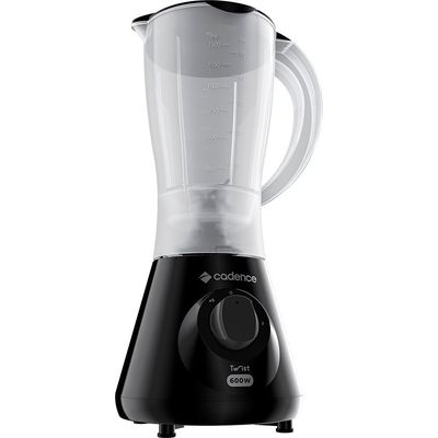Liquidificador Cadence Twist, 1,5 Litros, 600W, LIQ100 Preto / 220V