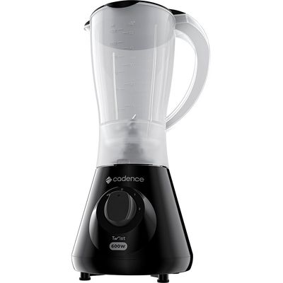 Liquidificador Cadence Twist, 1,5 Litros, 600W, LIQ100 Preto / 220V