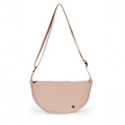 Bolsa Meia Lua Transversal Náilon Up4you Rosa