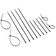 Abracadeira Nylon Brasfort 4,8Mmx400Mm Pt 100Pcs 8874
