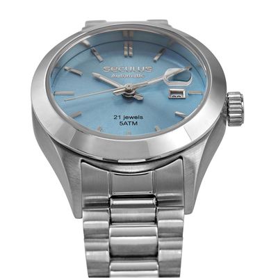 Relógio Seculus Feminino Ref: 44292l0svna3 Automático Prateado