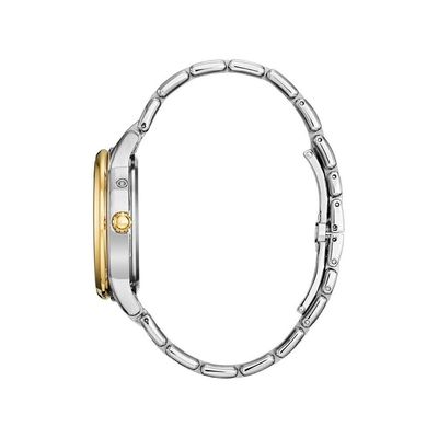 Relógio Citizen Feminino Ref: Fd0004-51d Solar Bicolor Multifunção Eco-Drive