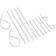 Abracadeira Nylon Brasfort 2,5Mmx080Mm Br 100Pcs 8624