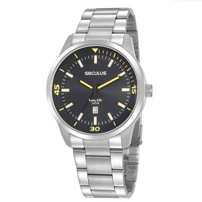 Relógio Seculus Masculino Long Life 20958G0SVNA3