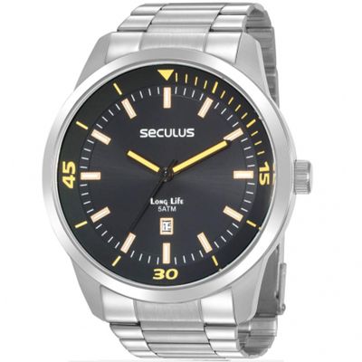 Relógio Seculus Masculino Long Life 20958G0SVNA3