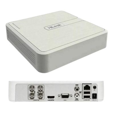 Kit Dvr 4 Canais Hilook 104g-k1 Full Hd + Cabo + fonte + Conectores para 4 Câmeras C/Hd 500GB