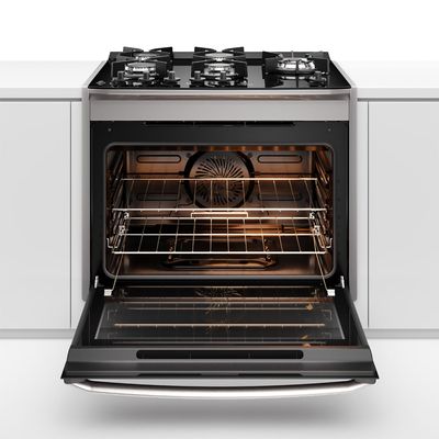 Fogão de Embutir 5 bocas Electrolux Cinza Experience Mesa Vidro, Grill e PerfectCook360 (FE5EG) 220V